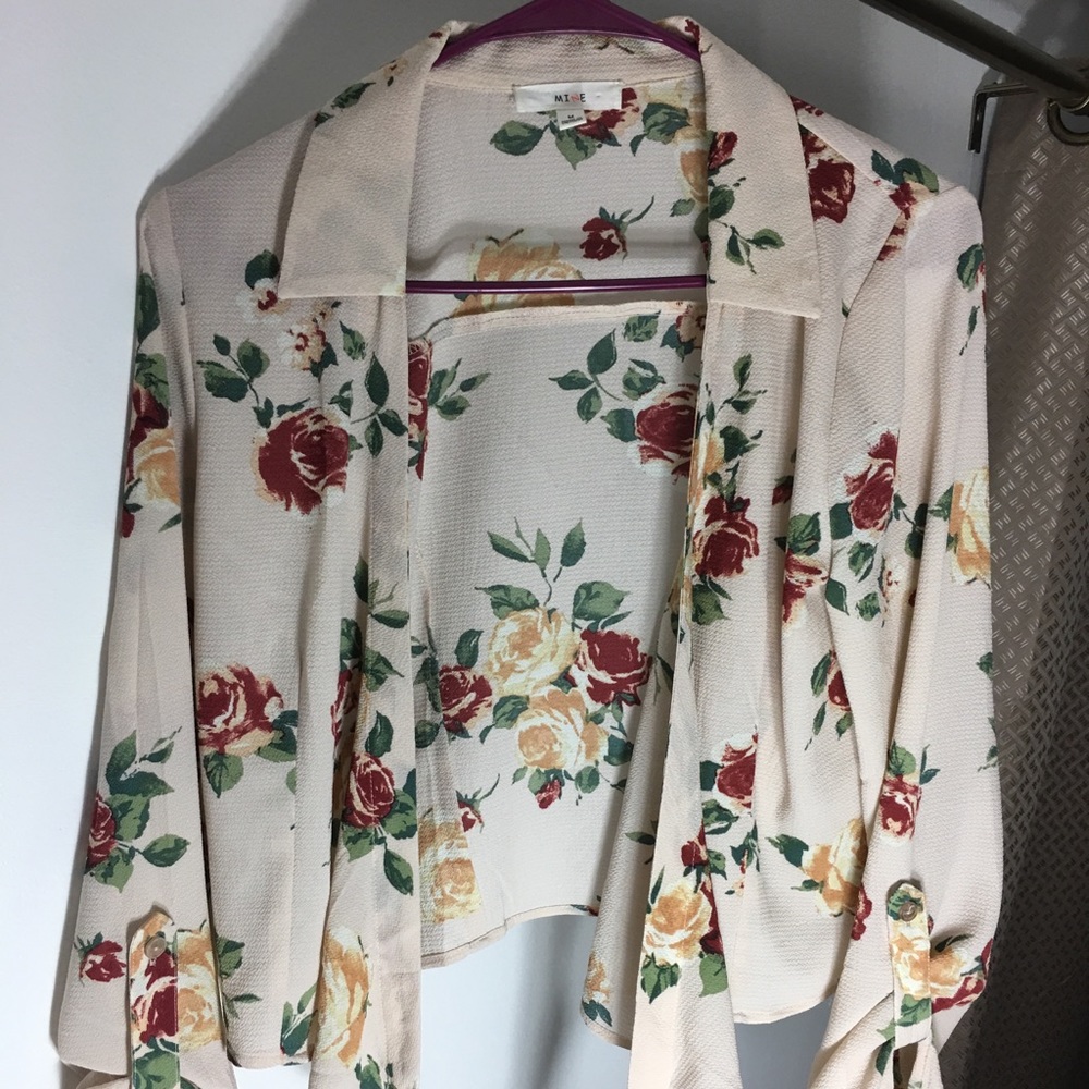 Floral Vintage Lightweight Cardigan/Jacket